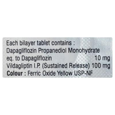 VIDAGLO D 10 Tablet 10's - Diabetes-Ant