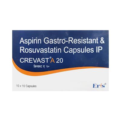 CREVAST A 20/75mg Capsule 10's - High Cholesterol-Dys