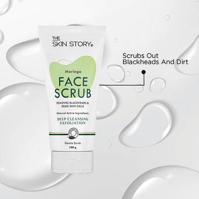 The Skin Story Face Scrub - Moringa 100 gm - Face Scrubs