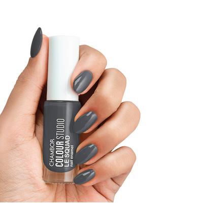 Chambor Colour Studio Le Squad Nail Enamel N 403 Ghosted Grey 6 ml - Nail Polish