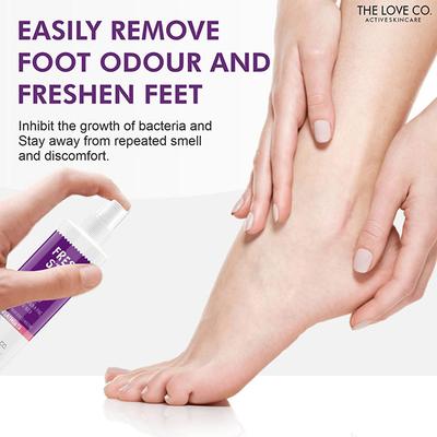 The Love Co. Fresh Step Peppermint Oil Foot Spray 100 ml - Foot Care