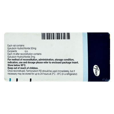 FARMORUBICIN RD 50 Injection 1's - Cancer Oncology-Cyt