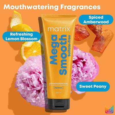 Matrix Mega Smooth Sulfate-Free Mask for Colored & Chemically Treated Hair 250 ml - Hair Masks & Packs