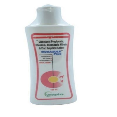 Vetoquinol Wokazole Plus Lotion 100 ml - Pet Grooming