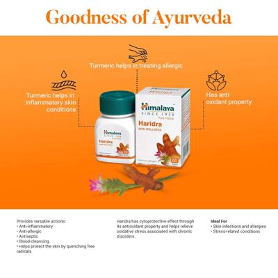 Himalaya Wellness Haridra Tablet 60's - Speciality Medicines