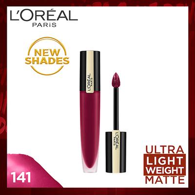L'Oreal Paris Rouge Signature Matte Liquid Lipstick, 141 Discovered 10 ml - Lipsticks