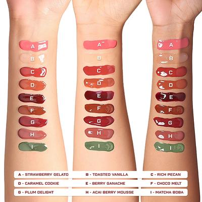 Kiro Ceramide Drip Tinted Lip Glaze Rich Pecan (Brick Red) 13 gm - Lip Balms
