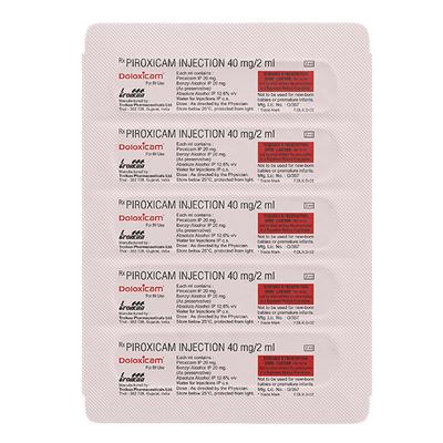 Doloxicam 40mg Injection 2ml - Pain relief-Nsa