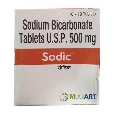 SODIC Tablet 10's - Ulcer/Reflux/Flatulence-Aaa