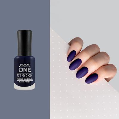Jaquline USA One Stroke Premium Nail Enamel So Blue J24 8 ml - Nail Polish