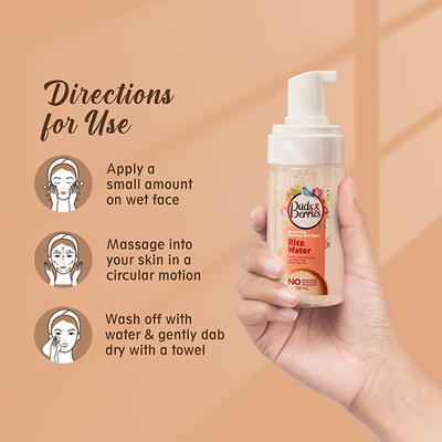 Buds & Berries Rice Water Face Wash 100 ml - Face Wash & Cleansers