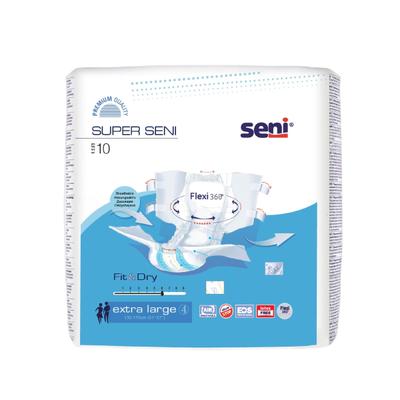 Super Seni Adult Diapers 10's (XL) - Adult Diapers & Pads