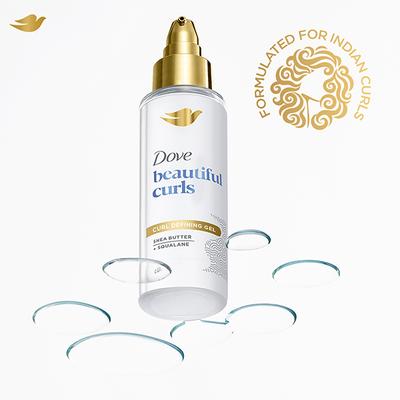 Dove Beautiful Curls Defining Gel 100, Sulphate Free, No Parabens & Dyes 100ml - Shower Gels & Body Wash