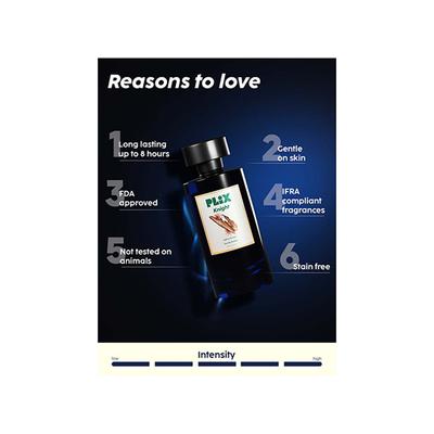 PLIX Mood Range Knight Perfume for Date Night - Perfect for Date & Romantic Evening, Long Lasting Fresh Saffron & Oud Fragrance 100 ml - Perfumes (Edt/Edp)