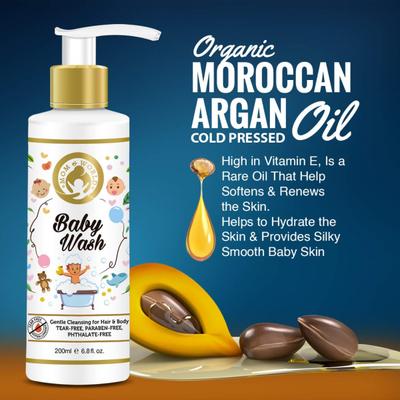 Mom & World Baby Wash 200 ml - Baby Body Wash