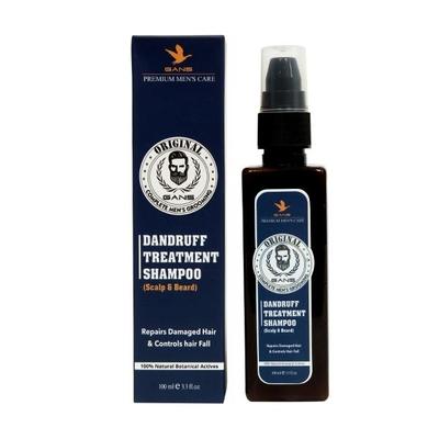 GANS Anti Dandruff Treatment Shampoo for Scalp & Beard 100 ml - Shampoos