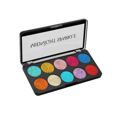 Swiss Beauty Midnight Sparkle Glitter Eyeshadow Palette - (Shade-1) 10 gm - Eyeshadow, Bases & Primers