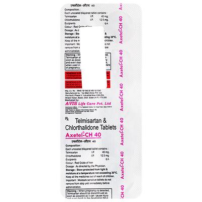 AXETEL CH Tablet 10's - Hypertension-Ang