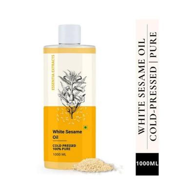 Essentia Extracts Cold Pressed White Sesame Oil 1000 ml - Massage Oils