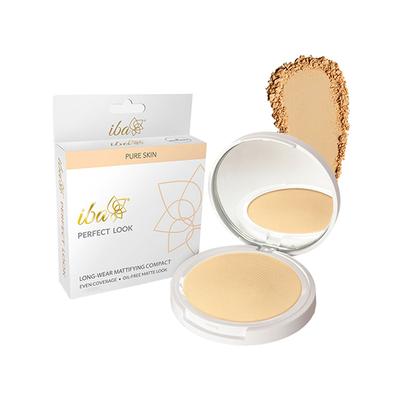 Iba Perfect Look Long-Wear Mattifying Compact SPF 15 00 Snow White 9gm - Compact Powder