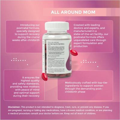Briyo All Around Mom Postnatal Multivitamin Capsules 60's - Multi-Vitamins