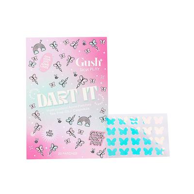 Gush Beauty Dart It Hydrocolloid Pimple Patches For Healing Acne, Zits And Blemishes - Holographic Butterfly 1's - Masks & Peels
