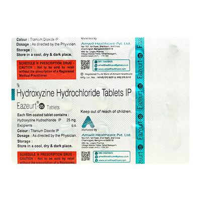 EAZEURT 25 Tablet 15's - Allergies-Ant
