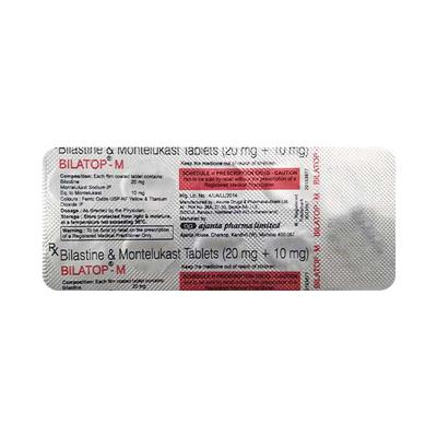 BILATOP M Tablet 10's - Allergies-Ant