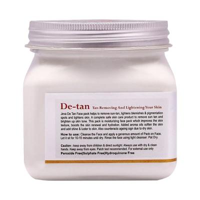 Jeva De Tan Skin Lightening and Tan Removal Face Pack 380 ml - Masks & Peels