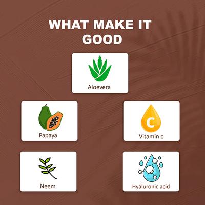 Glamveda Men De Tan Face Wash With Natural Scrubbing BeadsFor Brightens Skin & Glow Booster 100 gm - Face Wash & Cleansers