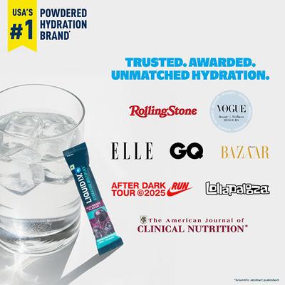 Liquid I.V. Hydration Multiplier - Acai Berry, Electrolyte Powder Drink Mix 12's - Multi-Vitamins