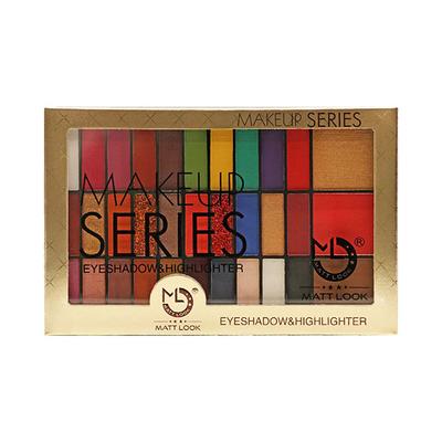 Matt Look Makeup Series Eyeshadow & Highlighter, Multicolor - 3 49 gm - Face Palettes