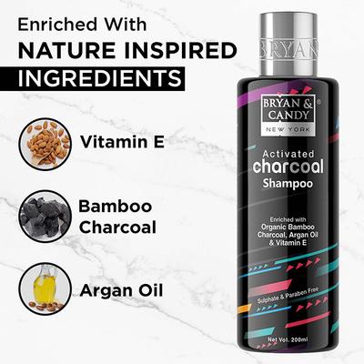 Bryan & Candy Charcoal Shampoo 200 ml - Shampoos