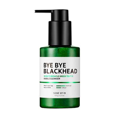 SOME BY MI BYE BYE BLACKHEAD 30 DAYS MIRACLE GREEN TEA TOX BUBBLE CLEANSER 120 gm - Scrubs & Exfoliants