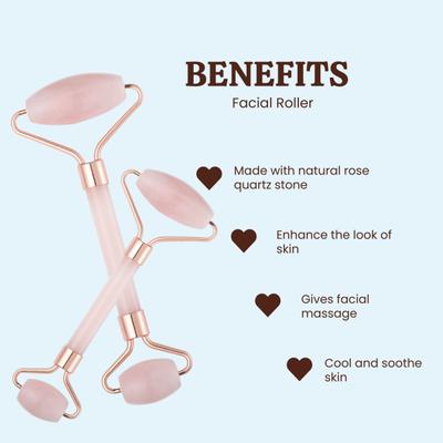 Riyo Herbs Rose Quartz Face Roller 1's - Facial Kits