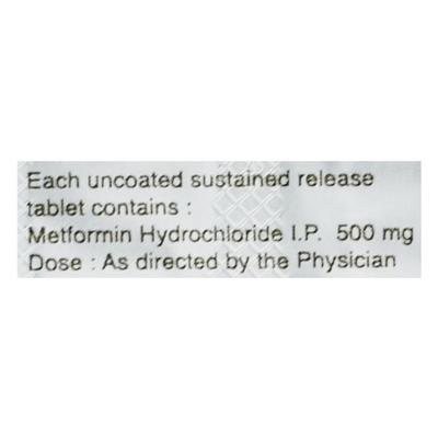 Dibeta SR 500mg Tablet 10'S - Diabetes-Ant