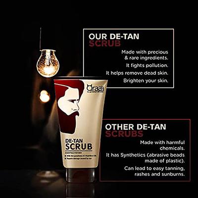Qraa Men Qraa De -Tan Scrub 2's - Face Washes