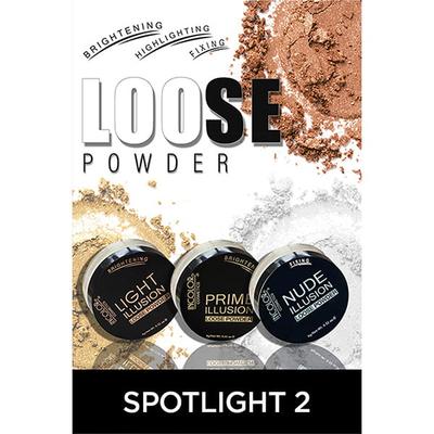 Incolor Brightening Prime Illusion Loose Powder 02 Spotlight 9 Gm - Lipsticks