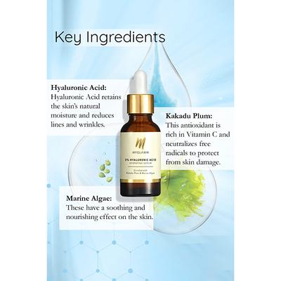MyGlamm 3% Hyaluronic Acid Hydrating Serum 1 gm - Face Serum