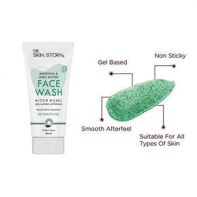 The Skin Story Facewash - Moringa & Shea Butter 100 ml - Face Wash & Cleansers