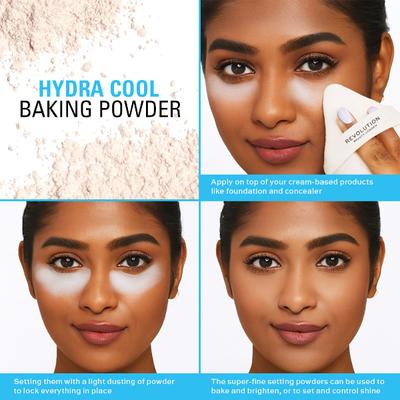 Makeup Revolution Hydra Cool Cooling Loose Baking Powder 30 gm - Loose Powder