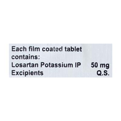 L CARD 50 Tablet 10's - Hypertension-Ang