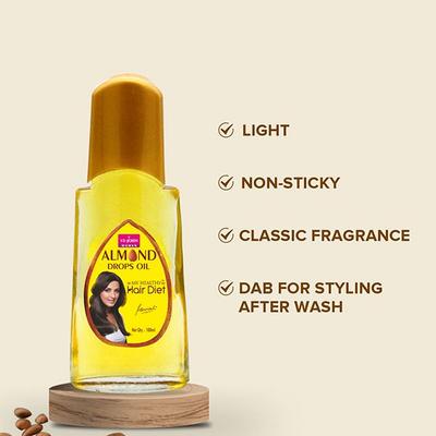 VI-John Almond Drops Oil Secret 100ml - Hair Oils