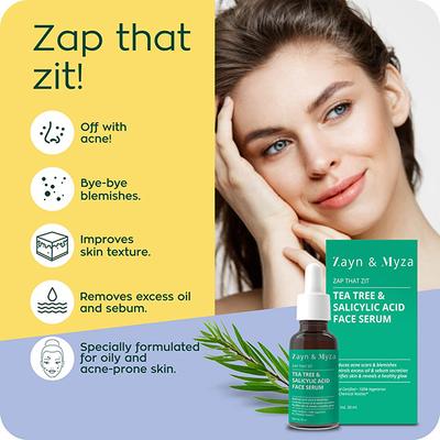 Zayn & Myza Tea Tree & Salicylic Acid Face Serum 30 ml - Face Mists