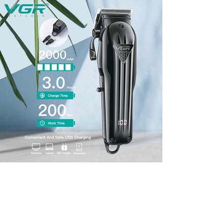 VGR V-282 Trimmer 200 min Runtime 6 Length Settings (Black) 1's - Trimmers