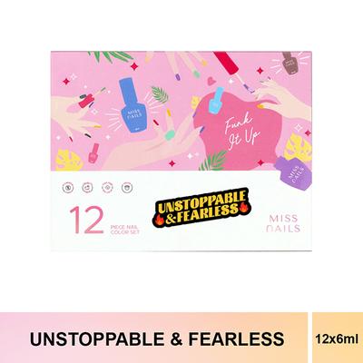 Miss Nails Mini Pro Unstoppable and Fearless 6ml each 12's - Nail Polish