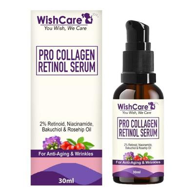 WishCare Pro Collagen Retinol Serum - For Anti-Aging Skin Firming & Plumping Skin 30 ml - Face Serum