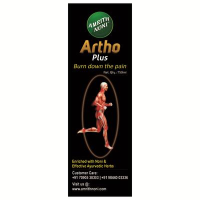 Amrith Noni Artho Plus Liquid 750 ml - Pain Relief (Ayush)