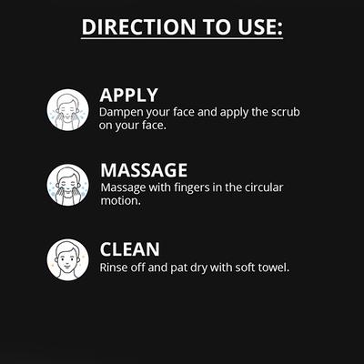 MANCODE Charcoal Scrub 100 gm - Scrubs & Exfoliants