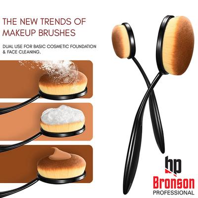 Bronson Professional Supreme Makeup brush (Pack of 10) 1's - Face Brush